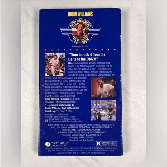 EUC Good Morning Vietnam (1987) VHS - Picture 4 of 5